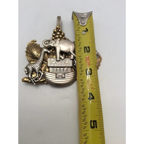 Noah’s Ark on Hermès (Mercury) Stamped Spoon Pendant - Picture 8 of 11